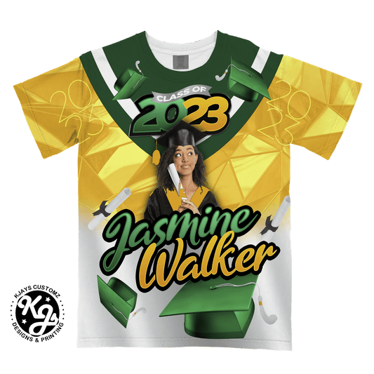 Jersey Style Graduation 3D Shirt (All Over Shirt)