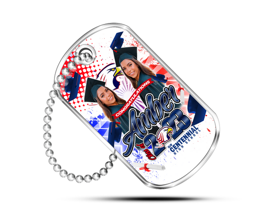 Graduation Dog Tags