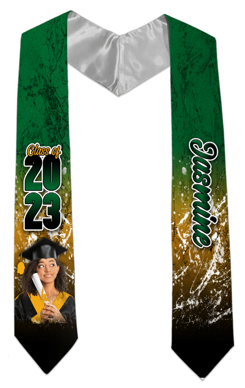 School Themed Graduation Stole