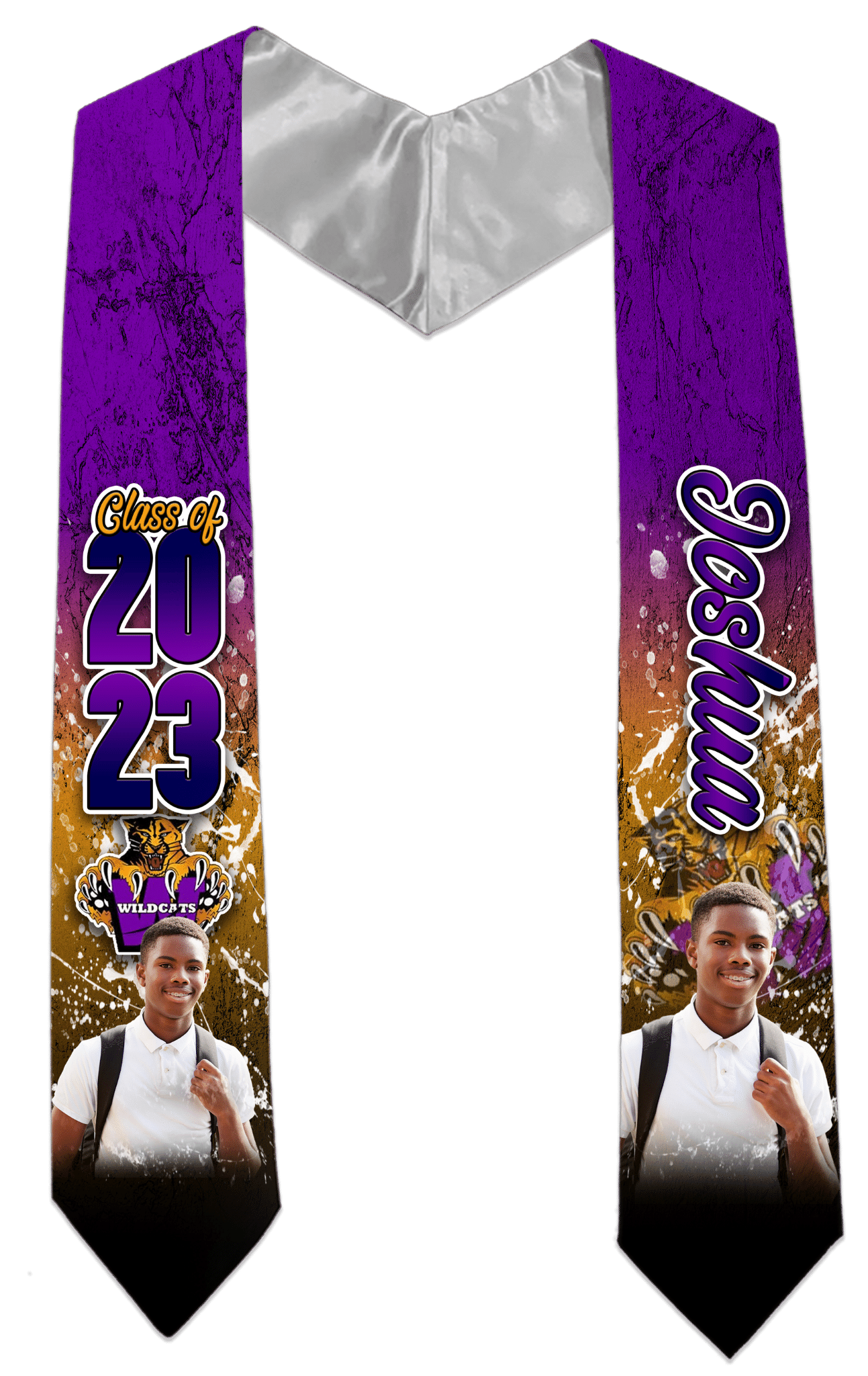 School Themed Graduation Stole