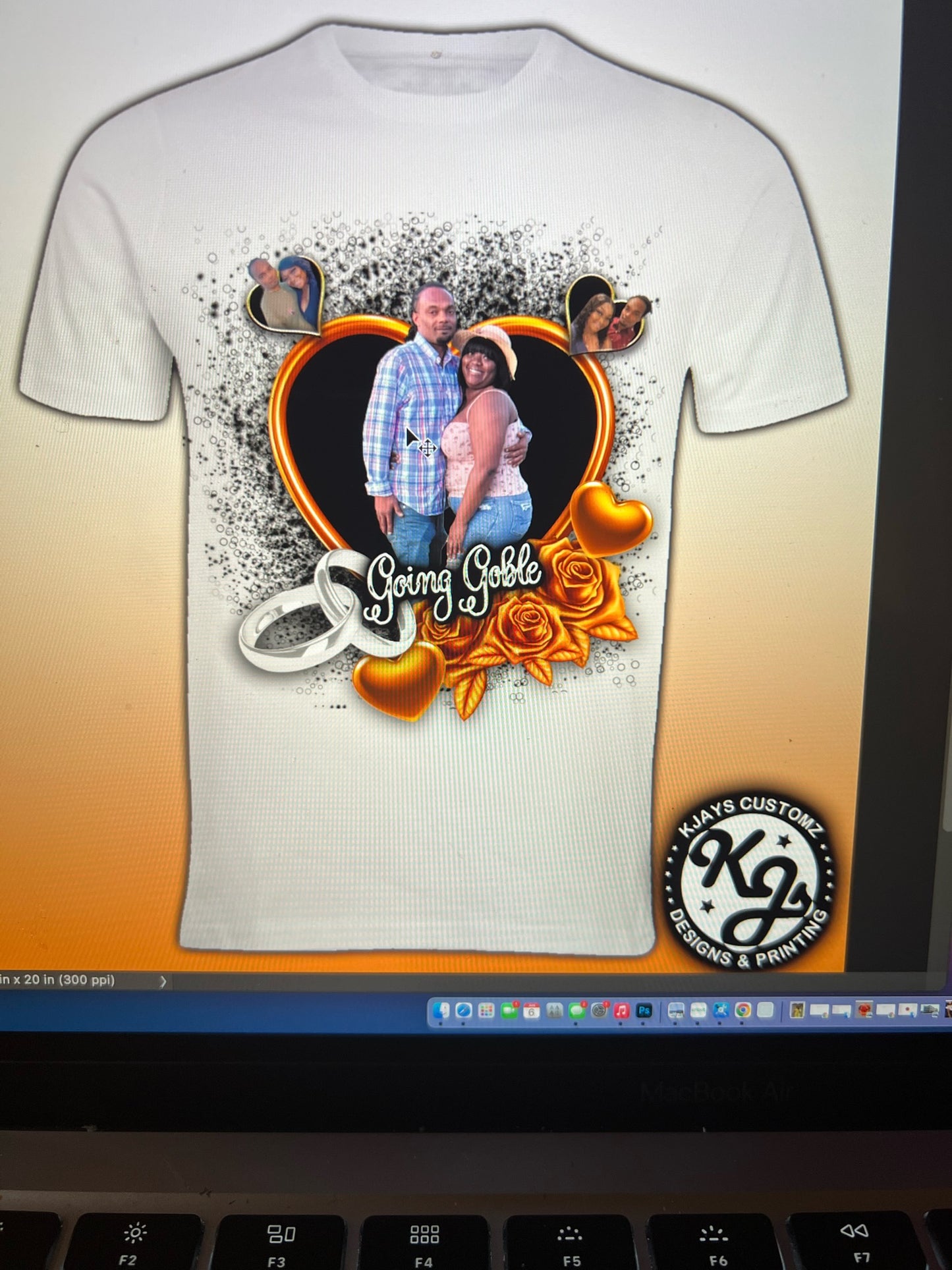 Custom T-Shirt (Center Print Design)